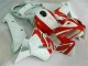Vermelho Branco Carroçaria Moto CBR 600RR 05-06 Vermelho Branco Carroçaria Moto CBR 600RR 05-06