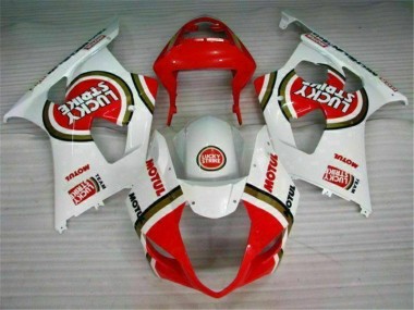 Vermelho Branco Carroçaria Moto GSXR 1000 K3 03-04