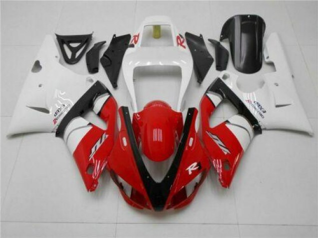 Vermelho Branco Carroçaria Moto R1 98-99 Vermelho Branco Carroçaria Moto R1 98-99