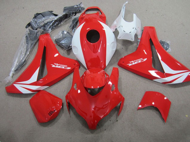 Vermelho Branco Fireblade Carenagem Moto CBR 1000RR 08-11