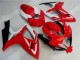 Vermelho Branco Injeção Kits Carenagem Moto GSXR 600 / 750 K6 06-07