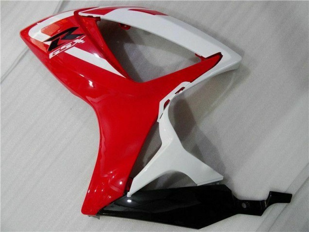 Vermelho Branco Injeção Kits Carenagem Moto GSXR 600 / 750 K6 06-07