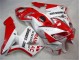 Vermelho Branco Kit Carenagem Moto CBR 600RR 07-08 Vermelho Branco Kit Carenagem Moto CBR 600RR 07-08