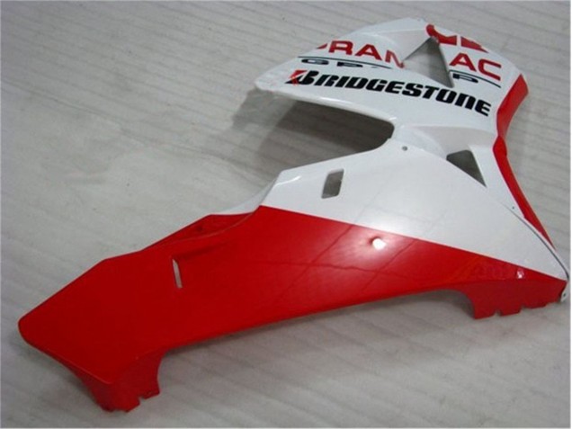 Vermelho Branco Kit Carenagem Moto CBR 600RR 07-08 Vermelho Branco Kit Carenagem Moto CBR 600RR 07-08