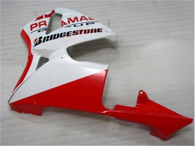 Vermelho Branco Kit Carenagem Moto CBR 600RR 07-08 Vermelho Branco Kit Carenagem Moto CBR 600RR 07-08