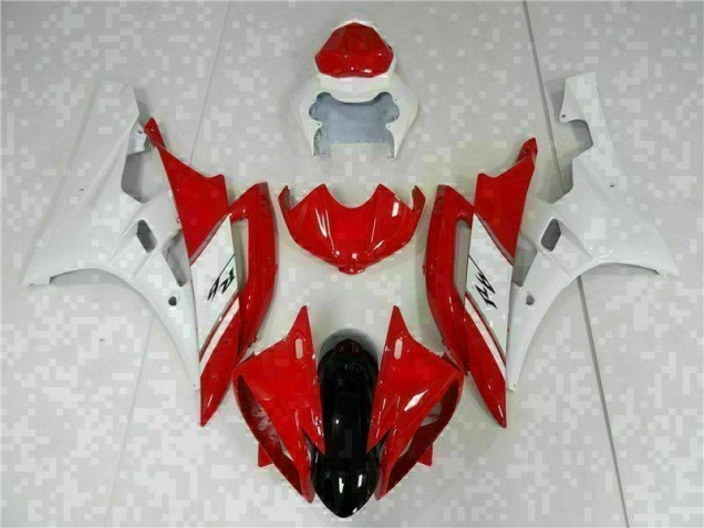 Vermelho Branco Kit Carenagem Moto R6 06-07