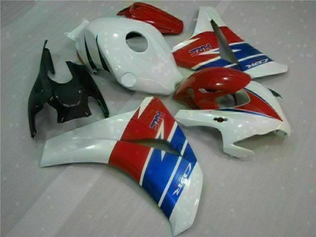 Vermelho Branco Kit Completo Carenagem Moto CBR 1000RR 08-11