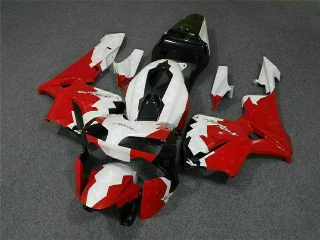 Vermelho Branco Kits Carenagem Moto CBR 600RR 03-04 Vermelho Branco Kits Carenagem Moto CBR 600RR 03-04