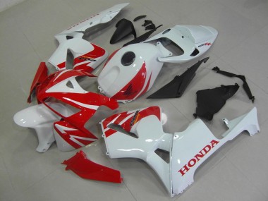Vermelho Branco Kits Carenagem Moto CBR 600RR 05-06