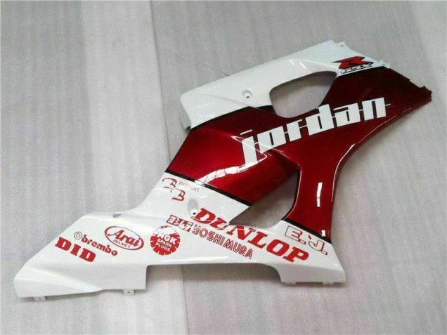 Vermelho Branco Kits Carenagem Moto GSXR 1000 K3 03-04 Vermelho Branco Kits Carenagem Moto GSXR 1000 K3 03-04