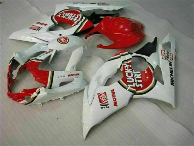 Vermelho Branco Kits Carenagem Moto GSXR 1000 K5 05-06