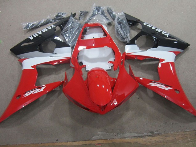 Vermelho Branco Kits Completo Carenagem Moto R6 03-05 Vermelho Branco Kits Completo Carenagem Moto R6 03-05