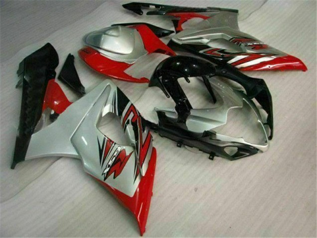 Vermelho Branco Moto Plástico GSXR 1000 K5 05-06