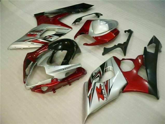 Vermelho Branco Moto Plásticos GSXR 1000 K5 05-06