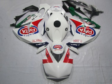 Vermelho Branco PATA Carenagem Moto CBR 1000RR 12-16