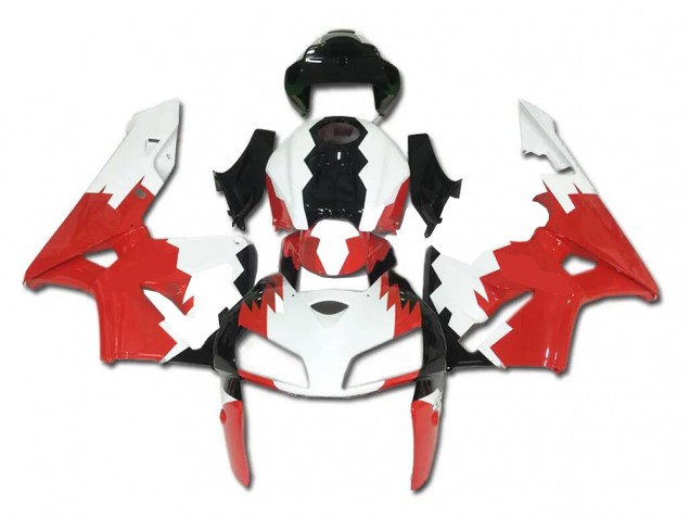 Vermelho Branco Preto Carenagem Moto CBR 600RR 07-08 Vermelho Branco Preto Carenagem Moto CBR 600RR 07-08