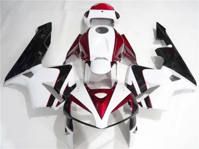 Vermelho Branco Preto Kits Completo Carenagem Moto CBR 600RR 05-06 Vermelho Branco Preto Kits Completo Carenagem Moto CBR 600RR 05-06