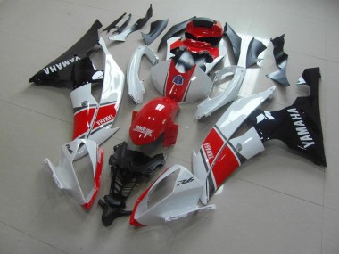 Vermelho Branco Preto Moto Plástico R6 08-16