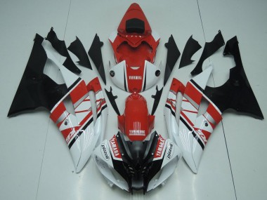 Vermelho Branco Preto Moto Plásticos R6 08-16