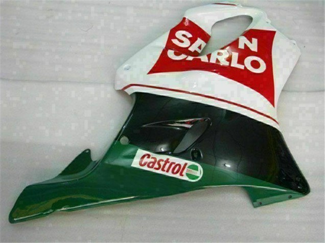 Vermelho Branco Preto San Carlo Carenagem Moto CBR 600 F4i 01-03