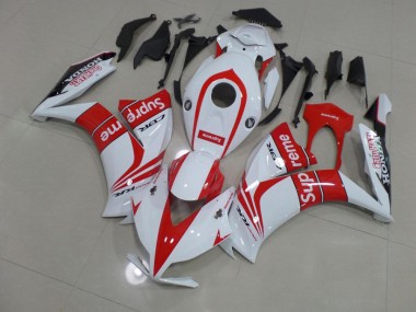 Vermelho & Branco Supreme Carenagem Moto CBR 1000RR 12-16