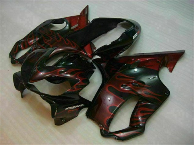 Vermelho Chama Carenagem Moto CBR 600 F4i 04-07