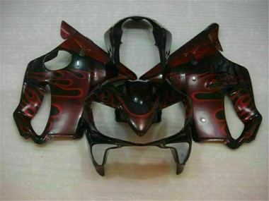Vermelho Chama Carenagem Moto CBR 600 F4i 04-07