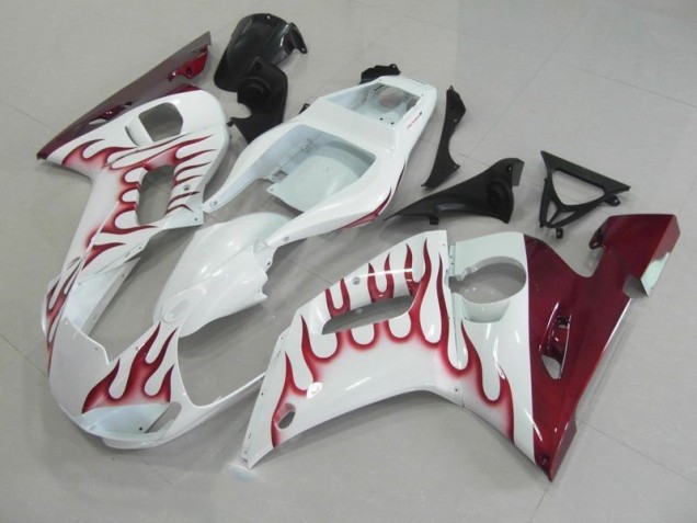 Vermelho Chama Carenagem Moto R6 98-02 Vermelho Chama Carenagem Moto R6 98-02