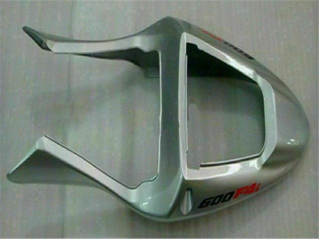 Vermelho Chama Prata Carenagem Moto CBR 600 F4i 01-03 Vermelho Chama Prata Carenagem Moto CBR 600 F4i 01-03