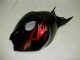 Vermelho Chama Preto Carenagem Moto CBR 1000RR 04-05