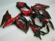 Vermelho Chama Preto Carenagem Moto GSXR 1000 K9 09-16