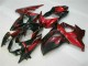 Vermelho Chama Preto Carenagem Moto GSXR 1000 K9 09-16