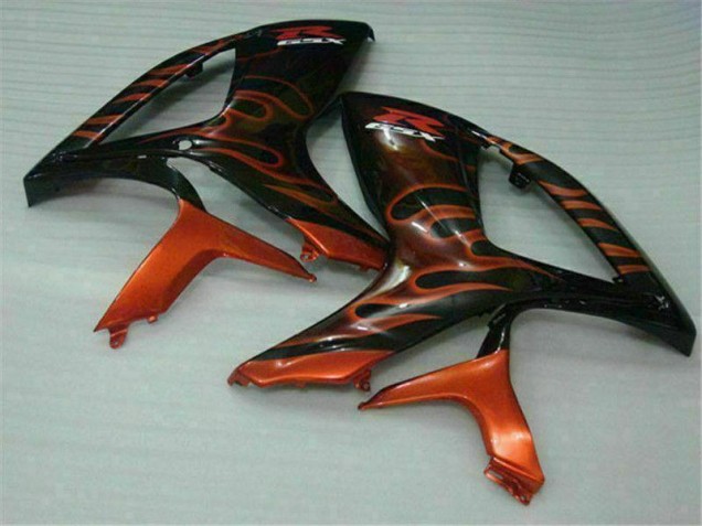 Vermelho Kits Carenagem Moto GSXR 600 / 750 K6 06-07 Vermelho Kits Carenagem Moto GSXR 600 / 750 K6 06-07