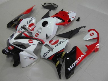 Vermelho Konica Carenagem Moto CBR 600RR 05-06