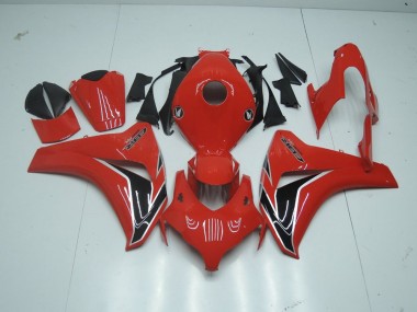 Vermelho & Ouro Preto Carenagem Moto CBR 1000RR 08-11