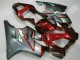Vermelho Prata Abs Kits Completos Carenagem Moto CBR 600 F4i 01-03