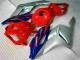 Vermelho Prata Azul Carenagem Moto CBR 1000RR 04-05 Vermelho Prata Azul Carenagem Moto CBR 1000RR 04-05