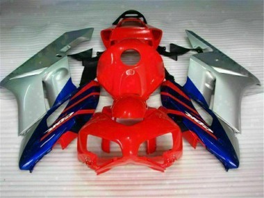 Vermelho Prata Azul Carenagem Moto CBR 1000RR 04-05