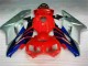Vermelho Prata Azul Carenagem Moto CBR 1000RR 04-05 Vermelho Prata Azul Carenagem Moto CBR 1000RR 04-05
