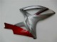 Vermelho Prata Carenagem Moto GSXR 600 / 750 K6 06-07