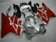 Vermelho Prata Kit Completo Carenagem Moto CBR 600 F4i 01-03