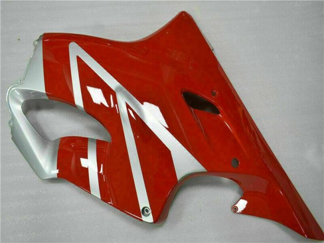 Vermelho Prata Kit Completo Carenagem Moto CBR 600 F4i 01-03