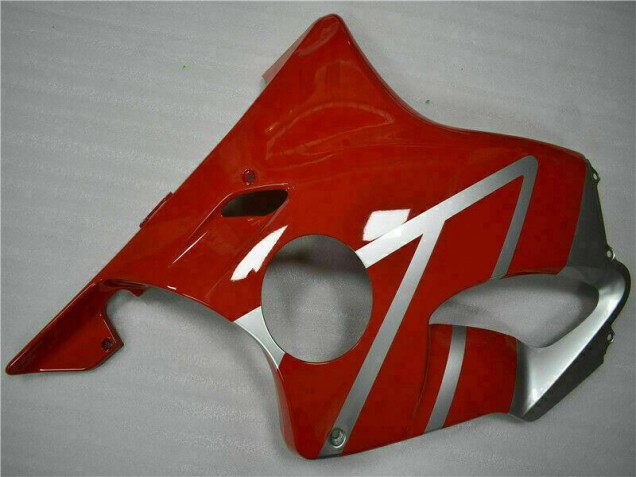 Vermelho Prata Kit Completo Carenagem Moto CBR 600 F4i 01-03