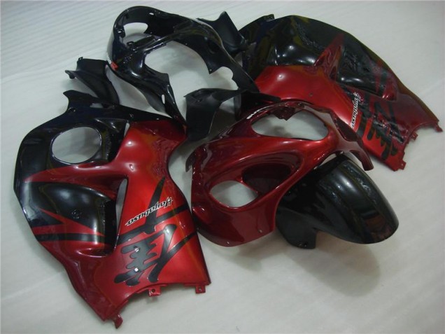 Vermelho Preto Abs Carenagem Moto GSXR 1300 Hayabusa 96-07