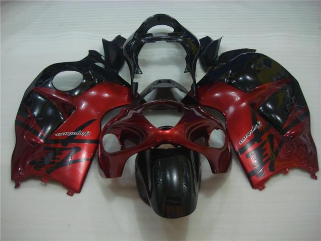 Vermelho Preto Abs Carenagem Moto GSXR 1300 Hayabusa 96-07