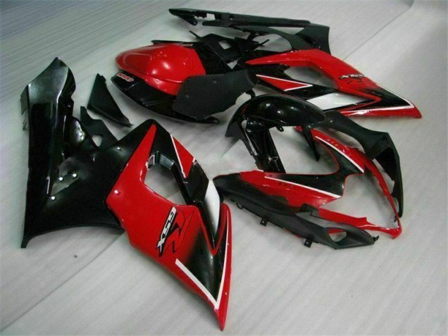 Vermelho Preto Abs Kit Carenagem & Plásticos Moto GSXR 1000 K5 05-06