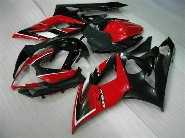 Vermelho Preto Abs Kit Carenagem & Plásticos Moto GSXR 1000 K5 05-06