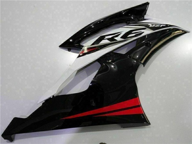 Vermelho Preto Abs Kit Carenagem & Plásticos Moto R6 08-16