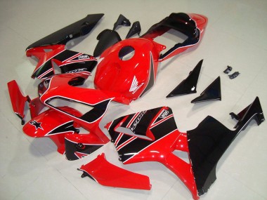 Vermelho Preto Abs Kits Completos Carenagem Moto CBR 600RR 03-04