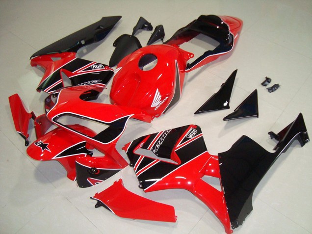 Vermelho Preto Abs Kits Completos Carenagem Moto CBR 600RR 03-04